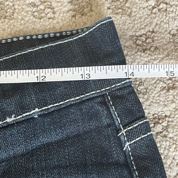 JAMES JEANS DRY AGED DENIM CURATED BY SEAN BOOTCUT DARK WASH SIZE 25 EUC - Picture 9 of 14